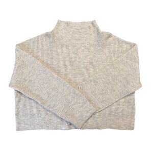 NWOT BP. Mock Neck Sweater Oversized Heathered Tan, Women's XL
